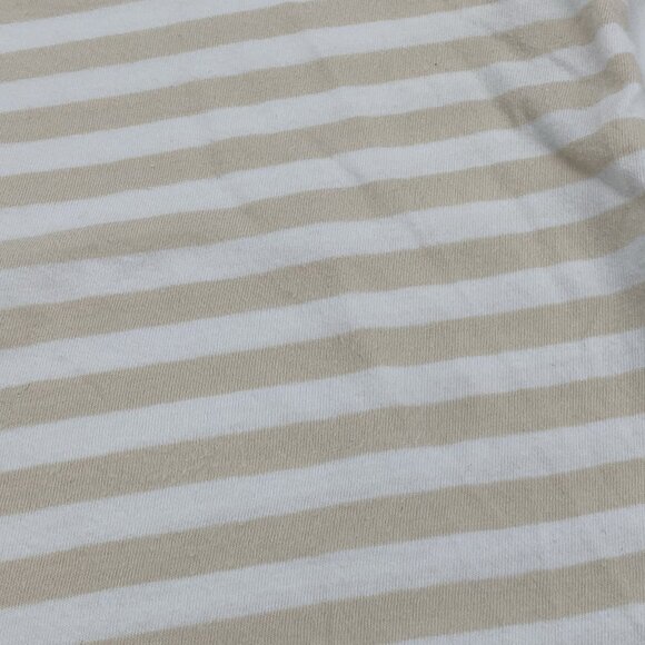 KULE Women's Size Small Cream White Striped Long Sleeve Shirt Cotton - Picture 7 of 12